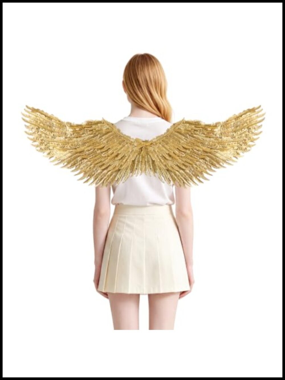 Faux Feather Angel Wings Costume Accessory Lightweight Fairy Wings